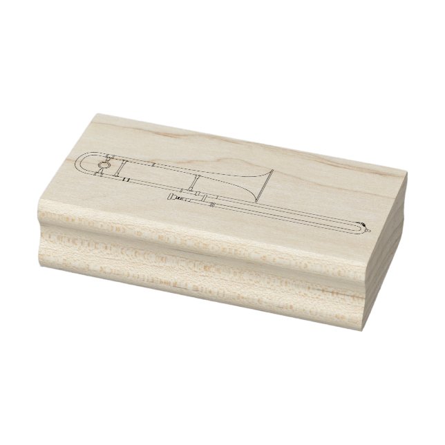 Trombone Musique Musique Musique Enseignant Tampon (Tampon)