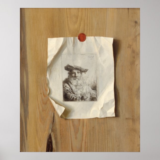 Trompe l'Oeil - Poster d'Art Néerlandais (Devant)