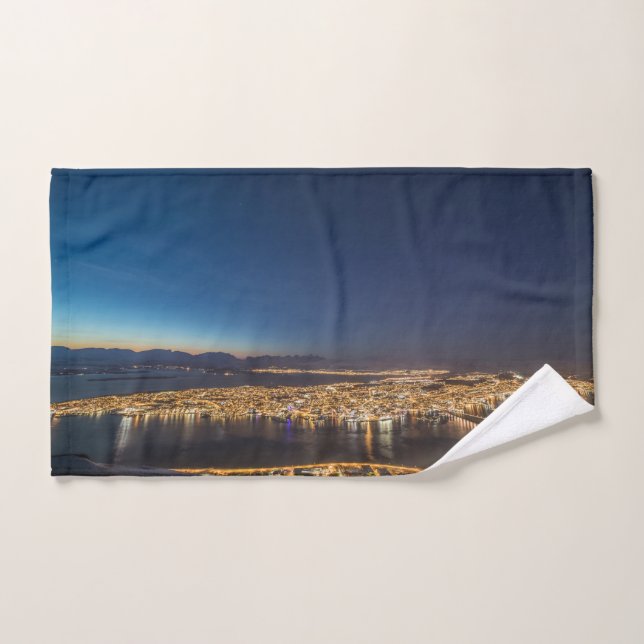 Tromso Norvège (Serviette à main)