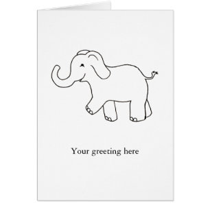 Tronc vers le haut d'art simple mignon chanceux