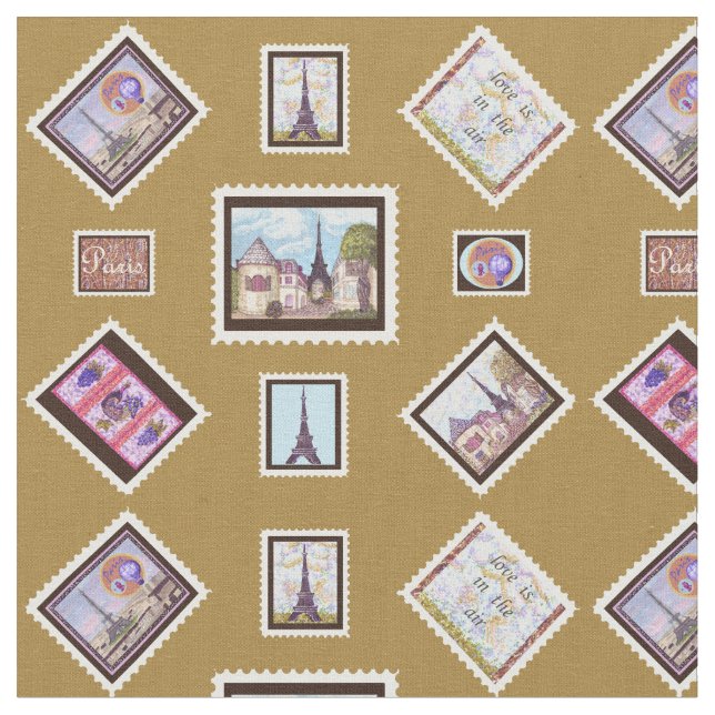Tronc Voyage Paris Eiffel Tissu de scène (Fermer)
