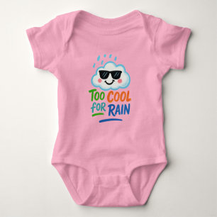 Trop Cool pour la Pluie Body Bébé Nuage Mignon