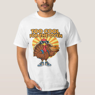 Trop cool pour le T-shirt de Thanksgiving de la di