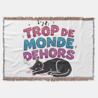 Trop de Monde Dehors - Chat Noir Couverture confor
