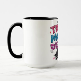 Trop de Monde Dehors - Mug de café en chat noir