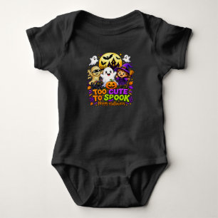 Trop Mignon Pour Effrayer Body pour Bébé Halloween