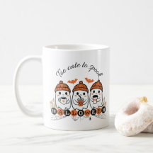 Trop mignon pour parler Mug des fantômes d'Hallowe