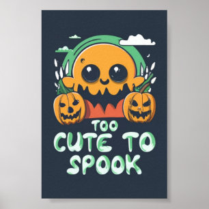 Trop mignon pour parler : Une affiche d'Halloween