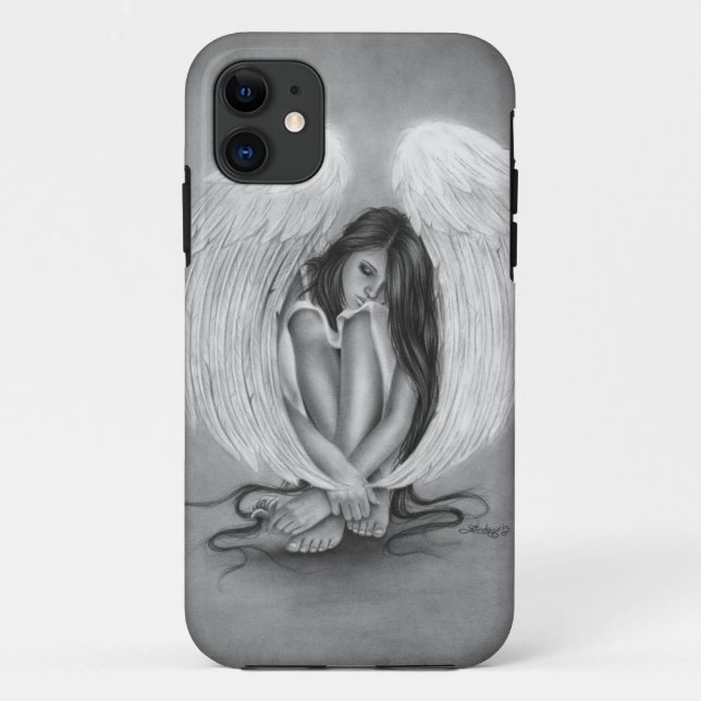 Trop tôt coque iphone allé d'ange (Dos)