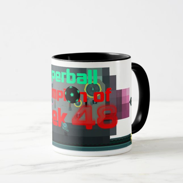 Trophée de la semaine 48 Mug ÉTÉ (Devant droit)