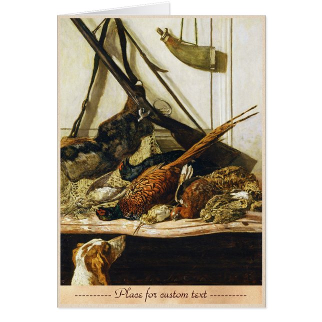 Trophées de la chasse, Claude Monet 1862 (Devant)