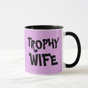 TROPHY FEMME mariage cadeau CAFÉ MUG