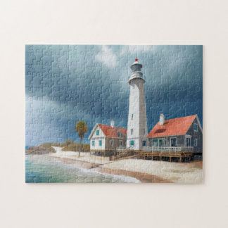 Tropical Beach Art Easy Cerveau Art Puzzle Photo P