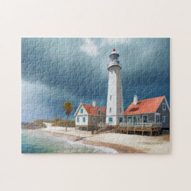 Tropical Beach Art Easy Cerveau Art Puzzle Photo P (Horizontal)