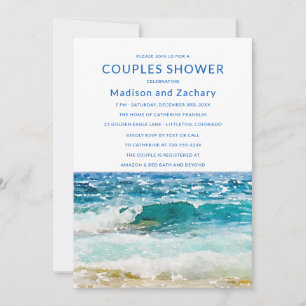 Tropical Beach Mariage Couples Douche