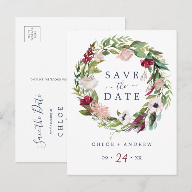 Tropical Breeze Enregistrer la date Carte postale (Devant / Derrière)