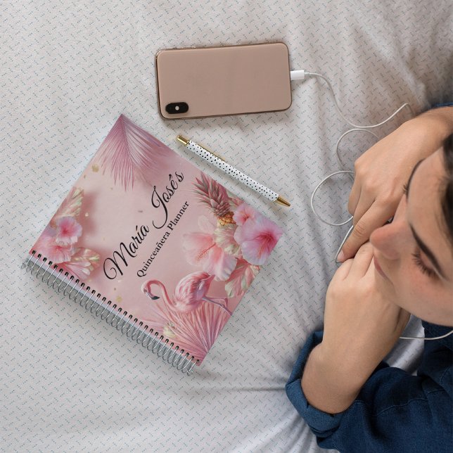 Tropical Flamingo Quinceañera, custom (Créateur téléchargé)