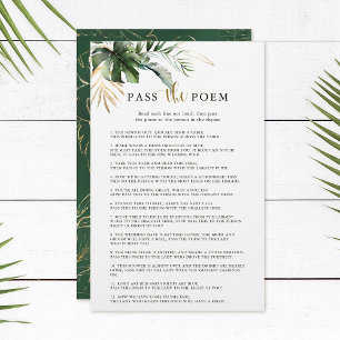 Tropical Foliage Passer le jeu de Fête des mariées