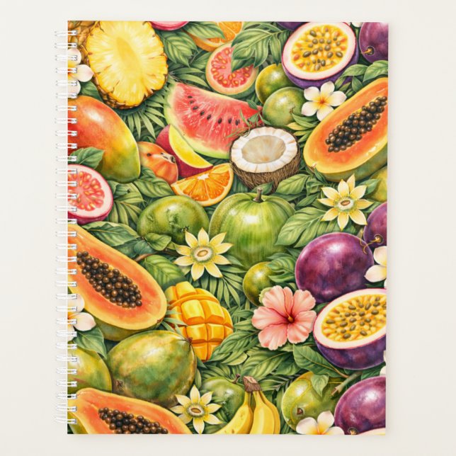 Tropical Fruits Planner (Devant)