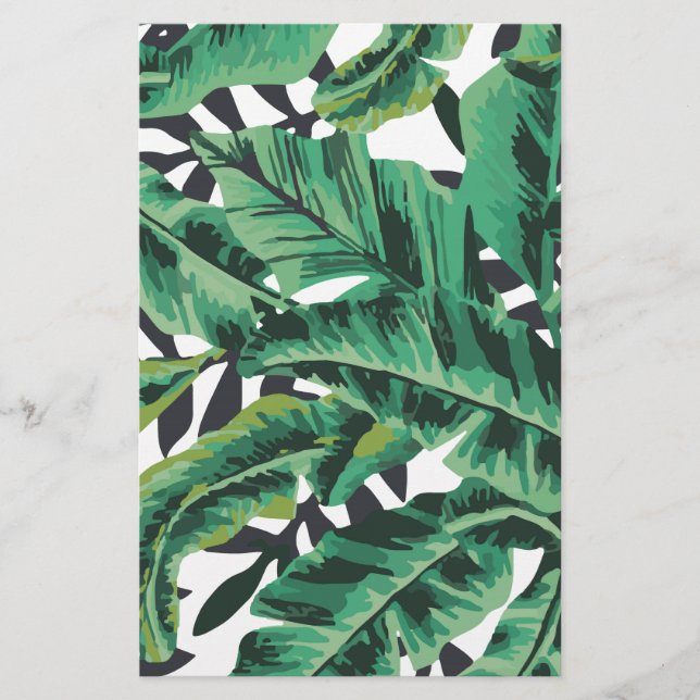 Tropical Glam Banana Motif feuille (Devant)