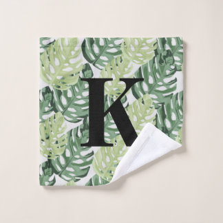 Tropical Green Jungle Monstera Feuille Motif