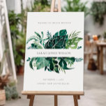 Tropical Green Leafy Foliage Bat mitzvah Bienvenue<br><div class="desc">Si vous avez besoin d'une personnalisation supplémentaire,  n'hésitez pas à m'envoyer un message sur yellowfebstudio@gmail.com .</div>