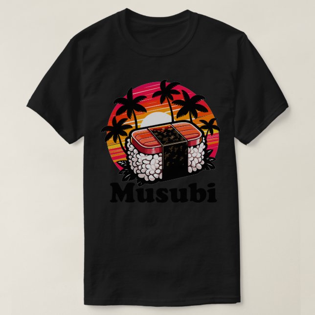Tropical Island Spam Musubi TShirt (Design devant)