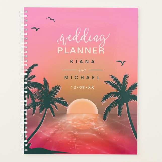 Tropical Isle Sunrise Mariage Plans Rose L2 ID581 (Devant)