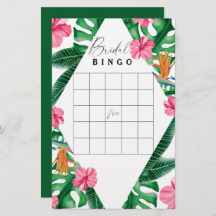 Tropical - Jeux de bingo de douche nuptiale
