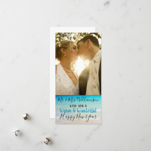 Tropical Marié Noël M. Mme Carte photo