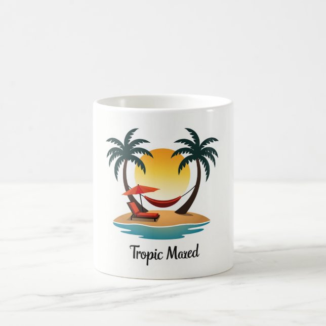 Tropical Mood Sunset Hammock Mug (Centre)