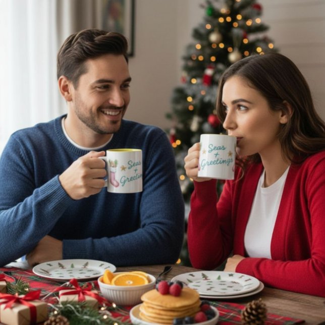 Tropical Nautical Holiday Mug (Créateur téléchargé)