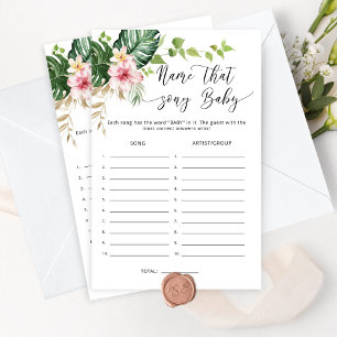 Tropical palm girl nom de douche cette chanson béb