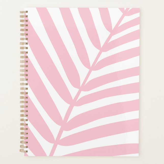 Tropical Palm Leaf Baby Rose (Devant)