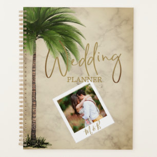 Tropical Palm Tree Photo Elegant Mariage Or