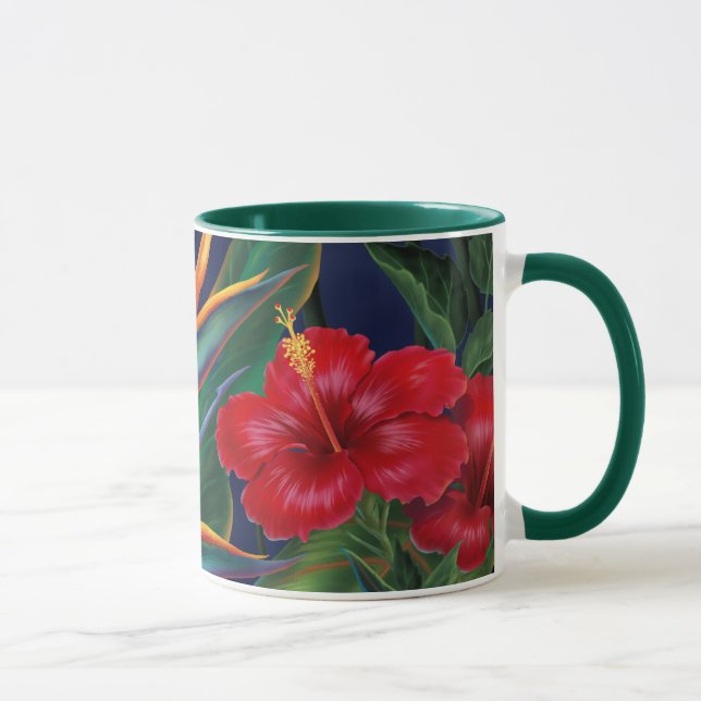 Tropical Paradise Chasseur à deux tons Mug (Droite)