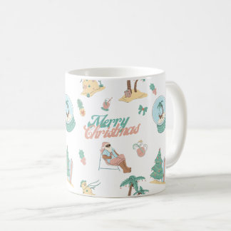 Tropical Père Noël Joyeux Noël Mug