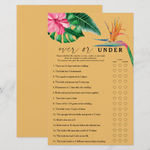 Tropical - Plus ou sous la douche nuptiale