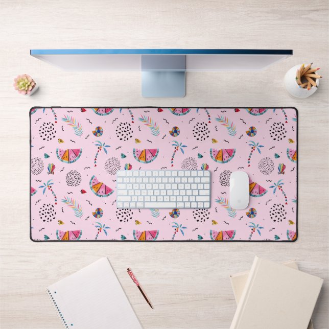Tropical rose Memphis Style Motif (Bureau 1)