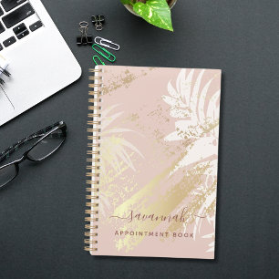 Tropical rose or palmier feuilles abstrait 2023