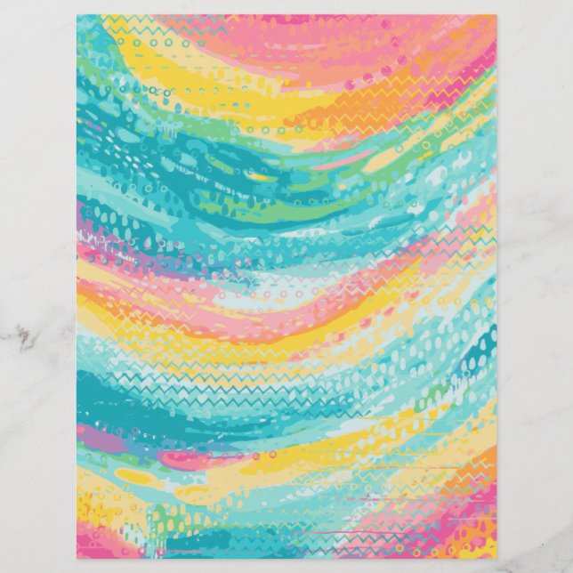 Tropical Tide Pool Dreams Papier à rebut (Devant)