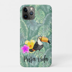 Tropical Toucan Pura Vida Design Smartphone Coque