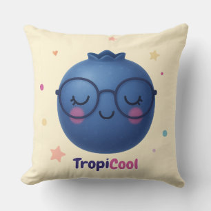 TropiCool Blueberry - Oreillers à lancer de fruits