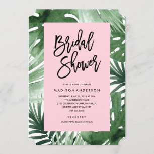 Tropics Invitation à la douche nuptiale