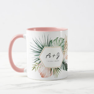 Tropiques luxuriants Mariage café Mug