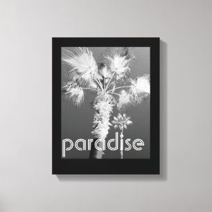 tropiques toile tendue mur art palmier photo