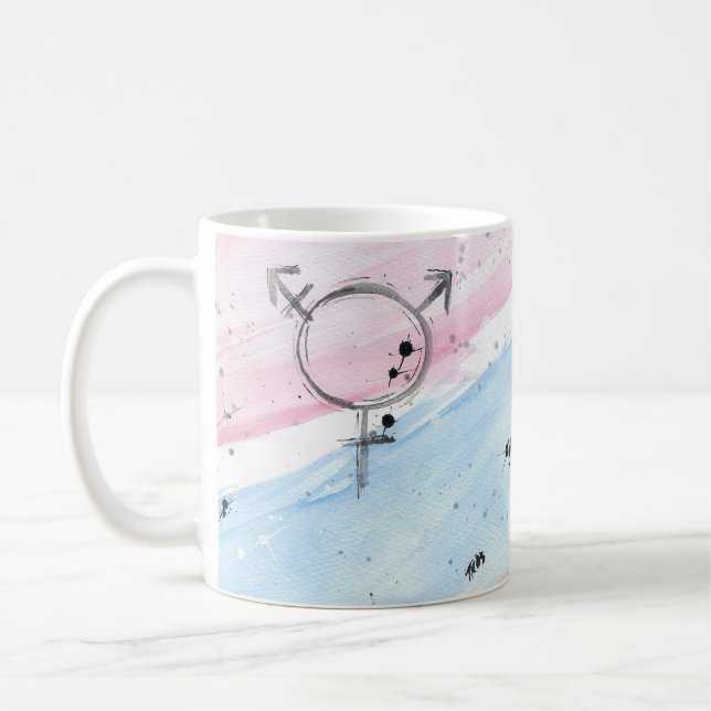 TROS Tasse de fierté transgenre (Gauche)