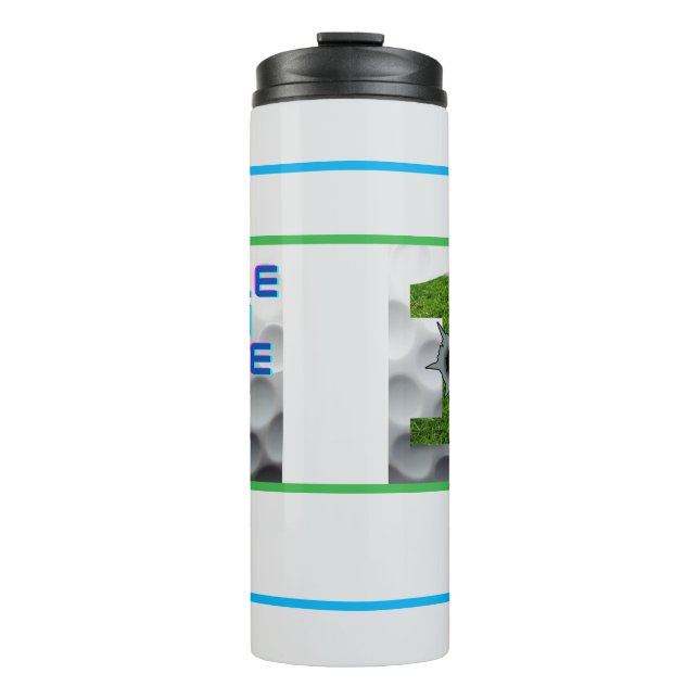 Trou dans une bouteille de golf (Devant)