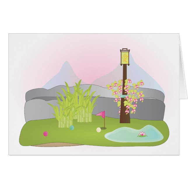 Trou de golf miniature n° 4 (Devant Horizontal)