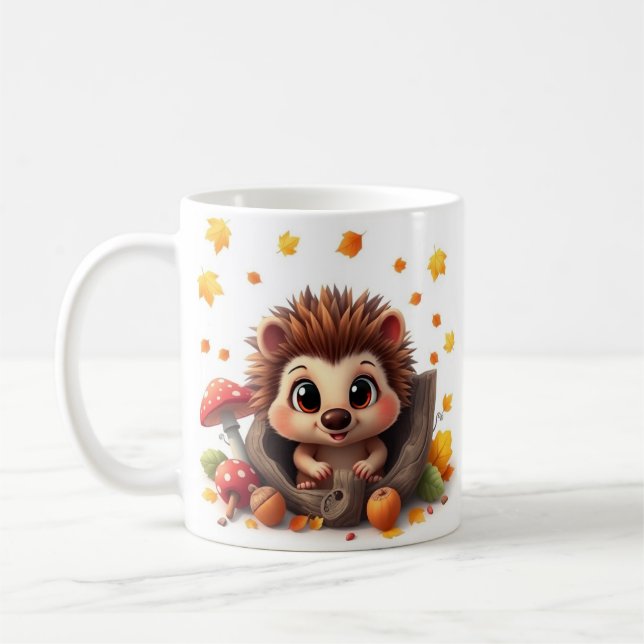 Trou De Hérisson 3D Dans Un Enveloppement De Mug M (Gauche)